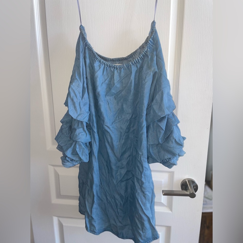 Zara off shoulder mini dress